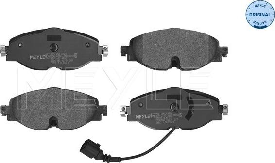 Meyle 025 256 8320 - Brake Pad Set, disc brake parts5.com