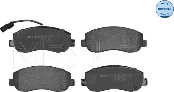 Meyle 025 251 4718/W - Bremsbelagsatz, Scheibenbremse parts5.com