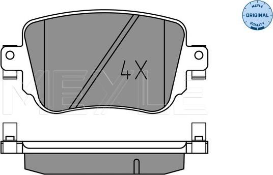 Meyle 025 251 0917 - Set placute frana,frana disc parts5.com