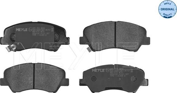 Meyle 025 253 4818 - Fékbetétkészlet, tárcsafék parts5.com