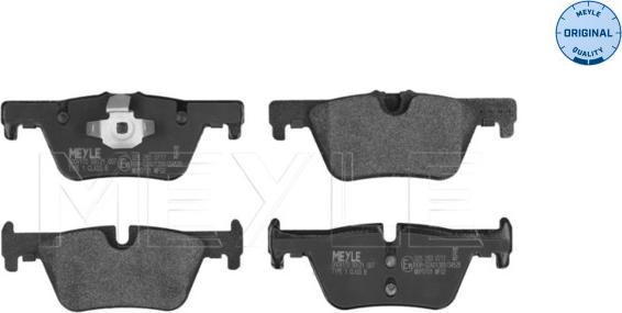 Meyle 025 253 0717 - Set placute frana,frana disc parts5.com