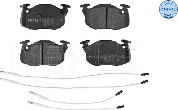 Meyle 025 209 0618/W - Zestaw klocków hamulcowych, hamulce tarczowe parts5.com