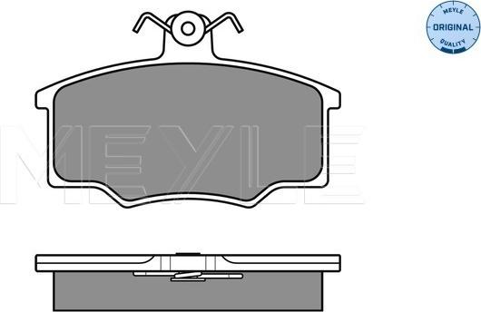 Meyle 025 205 7419 - Set placute frana,frana disc parts5.com