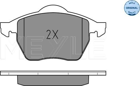 Meyle 025 206 7619/W - Σετ τακάκια, δισκόφρενα parts5.com