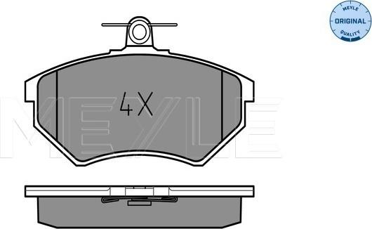 Meyle 025 201 6819 - Komplet pločica, disk-kočnica parts5.com