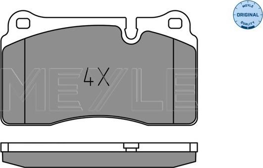 Meyle 025 202 1717 - Set placute frana,frana disc parts5.com