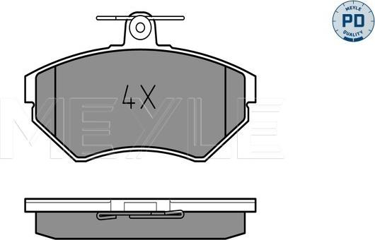 Meyle 025 219 4519/PD - Brake Pad Set, disc brake parts5.com