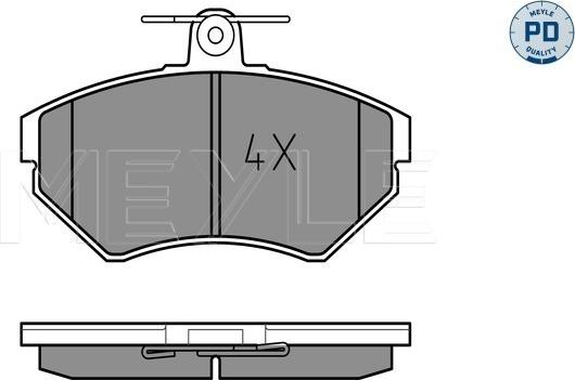 Meyle 025 219 4516/PD - Brake Pad Set, disc brake parts5.com