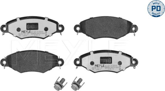 Meyle 025 219 8018/PD - Set placute frana,frana disc parts5.com