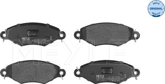 Meyle 025 219 8018 - Set placute frana,frana disc parts5.com