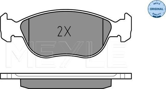 Meyle 025 219 2818 - Brake Pad Set, disc brake parts5.com