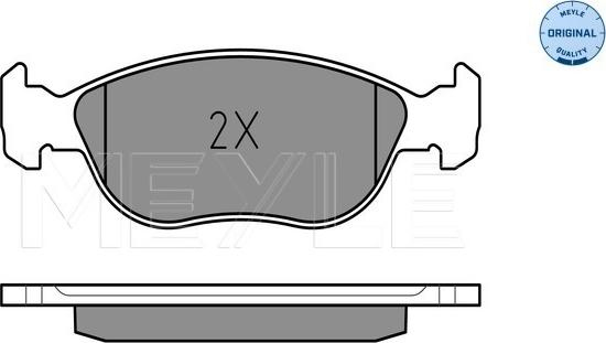 Meyle 025 219 2717/W - Brake Pad Set, disc brake parts5.com