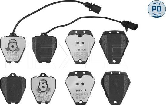 Meyle 025 214 5418/PD - Set placute frana,frana disc parts5.com