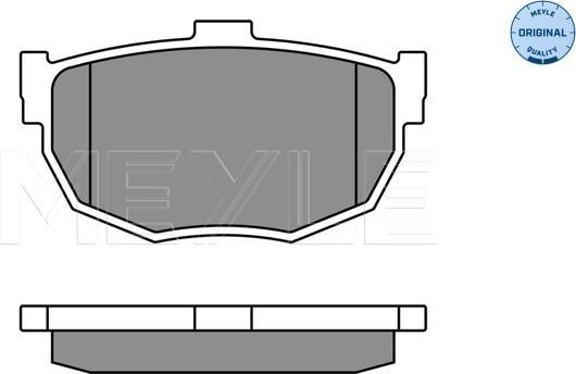 Meyle 025 215 5314/W - Brake Pad Set, disc brake parts5.com