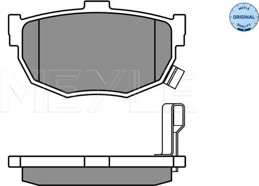 Meyle 025 215 5314/W - Brake Pad Set, disc brake parts5.com