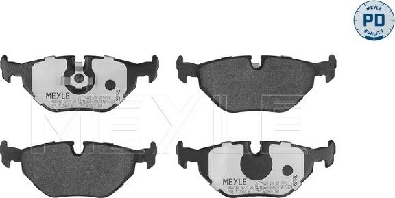 Meyle 025 216 0717/PD - Set placute frana,frana disc parts5.com