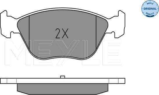 Meyle 025 216 3619/W - Brake Pad Set, disc brake parts5.com