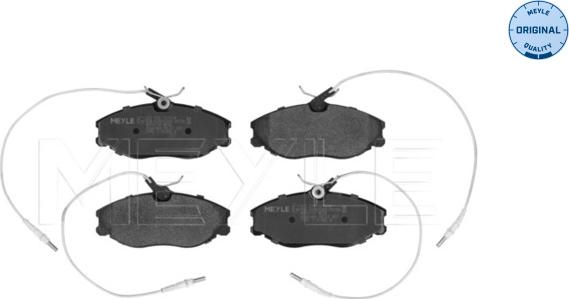 Meyle 025 216 7419/W - Zestaw klocków hamulcowych, hamulce tarczowe parts5.com