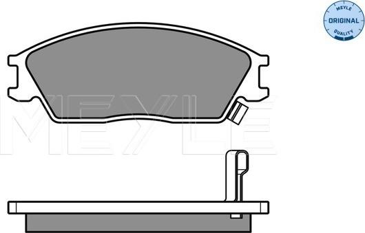 Meyle 025 210 1214/W - Bremsbelagsatz, Scheibenbremse parts5.com