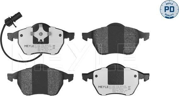 Meyle 025 218 4919/PD - Set placute frana,frana disc parts5.com