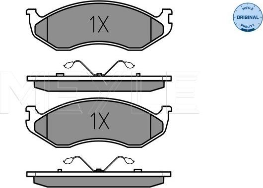 Meyle 025 218 2217 - Set placute frana,frana disc parts5.com