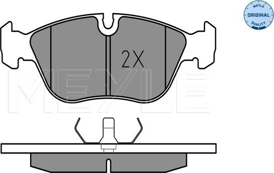 Meyle 025 212 7319 - Set placute frana,frana disc parts5.com