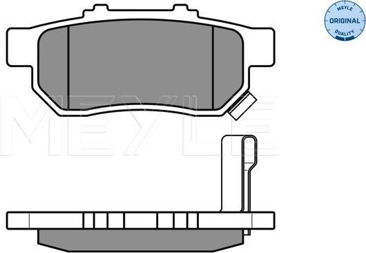 Meyle 025 217 3813/W - Set placute frana,frana disc parts5.com