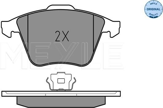 Meyle 025 239 5020/W - Brake Pad Set, disc brake parts5.com