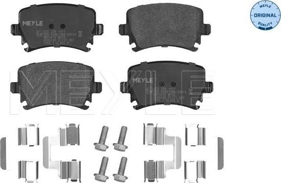 Meyle 025 239 1417 - Brake Pad Set, disc brake parts5.com