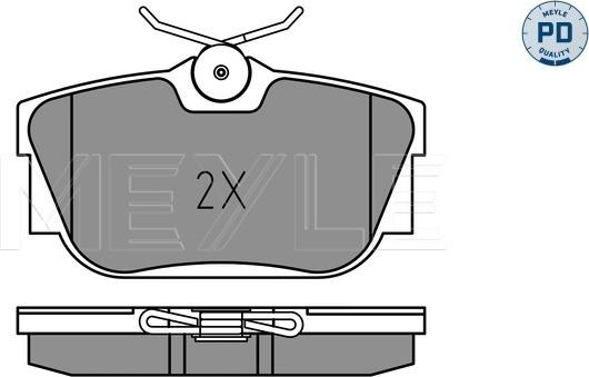 Meyle 025 234 4616/PD - Jarrupala, levyjarru parts5.com