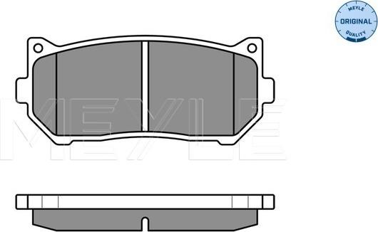 Meyle 025 234 5513/W - Set placute frana,frana disc parts5.com