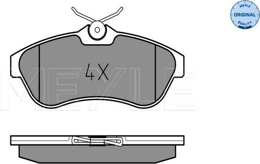 Meyle 025 234 0919 - Brake Pad Set, disc brake parts5.com