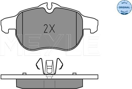 Meyle 025 234 0220 - Set placute frana,frana disc parts5.com