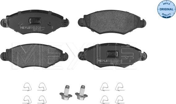 Meyle 025 235 9718 - Set placute frana,frana disc parts5.com