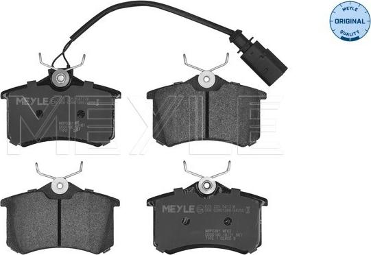 Meyle 025 235 5417/W - Set placute frana,frana disc parts5.com