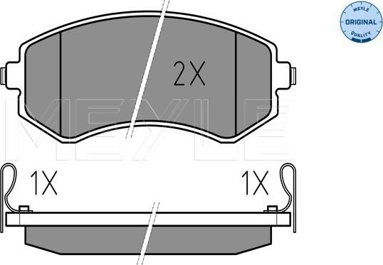 Meyle 025 235 0216/W - Set placute frana,frana disc parts5.com