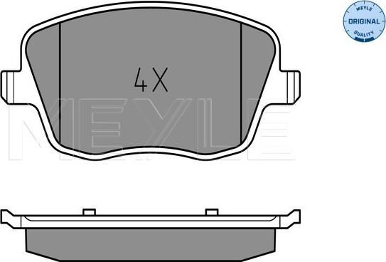 Meyle 025 235 8118 - Set placute frana,frana disc parts5.com