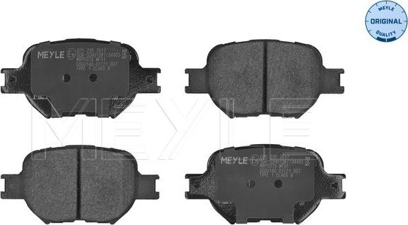 Meyle 025 235 2617 - Set placute frana,frana disc parts5.com