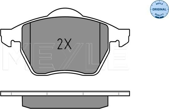 Meyle 025 230 1820/W - Σετ τακάκια, δισκόφρενα parts5.com