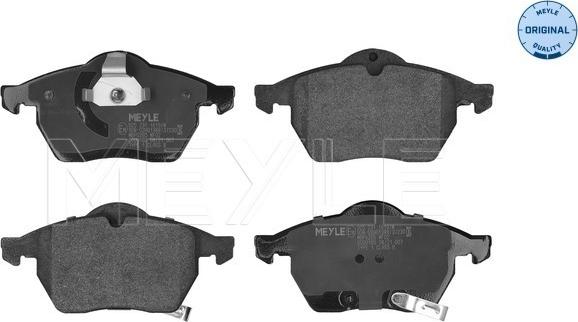 Meyle 025 231 1619/W - Set placute frana,frana disc parts5.com