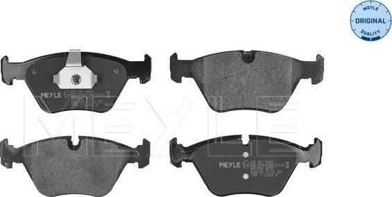 Meyle 025 231 8320 - Set placute frana,frana disc parts5.com