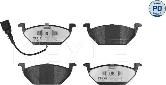 Meyle 025 231 3119/PD - Komplet pločica, disk-kočnica parts5.com