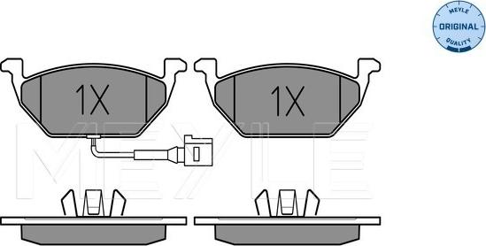 Meyle 025 231 3119/W - Fékbetétkészlet, tárcsafék parts5.com