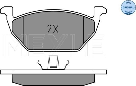 Meyle 025 231 3119/W - Fékbetétkészlet, tárcsafék parts5.com