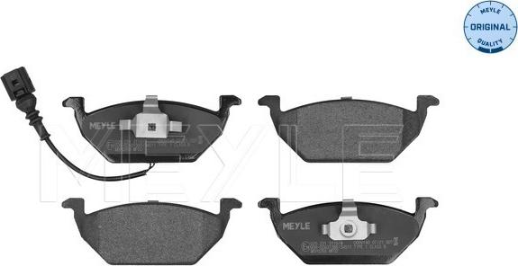 Meyle 025 231 3119/W - Komplet pločica, disk-kočnica parts5.com