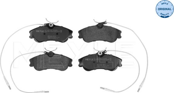 Meyle 025 231 2419/W - Set placute frana,frana disc parts5.com