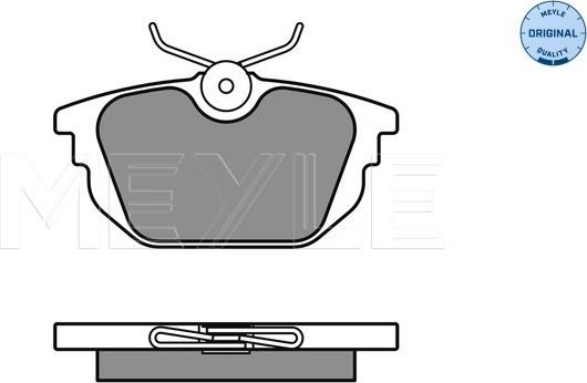 Meyle 025 231 7714 - Sada brzdových destiček, kotoučová brzda parts5.com