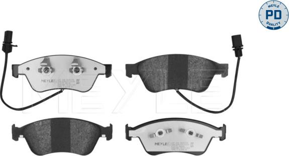 Meyle 025 238 9620/PD - Set placute frana,frana disc parts5.com