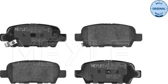 Meyle 025 238 7114/W - Jarrupala, levyjarru parts5.com