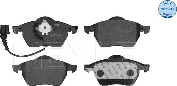 Meyle 025 233 9219/W - Set placute frana,frana disc parts5.com